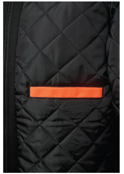 TOUGH DUCK QUILT-LINED HOODED SAFETY JAC-SHIRT - SJ51