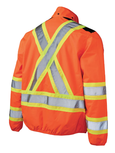 TOUGH DUCK  LIGHT WEIGHT MESH-LINED SAFETY JACKET - SJ50