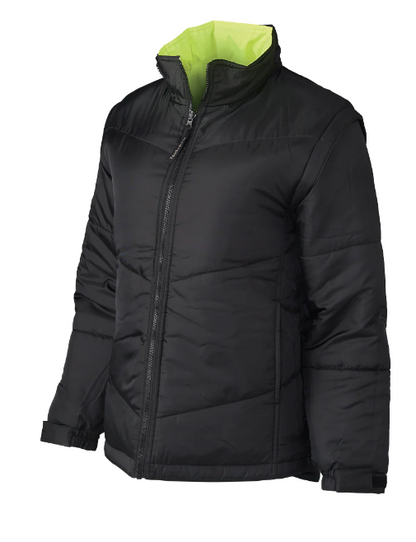 TOUGH DUCK WOMEN'S POLY OXFORD 5-IN-1 SAFETY JACKET - SJ46