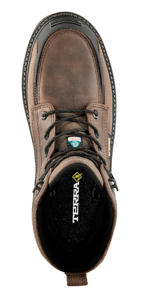 Men's Terra Ironstone 6" Waterproof Composite Toe Safety Work Boot - 839GBK/839GDB