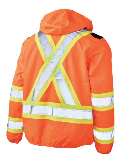 TOUGH DUCK  LIGHT WEIGHT MESH-LINED SAFETY JACKET - SJ50