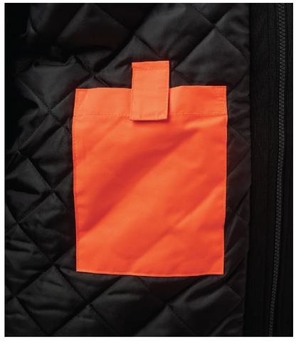 TOUGH DUCK QUILT-LINED HOODED SAFETY JAC-SHIRT - SJ51