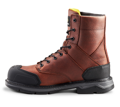 Men's Terra Patton 8" Aluminum Toe Safety Work Boot - 4NS5BK/4NS5BN
