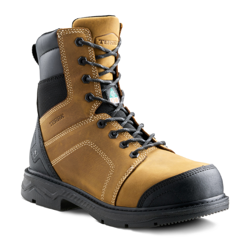 Men's Terra Sheridan 8" Steel Toe Safety Work Boot - 1198BK/1198BN
