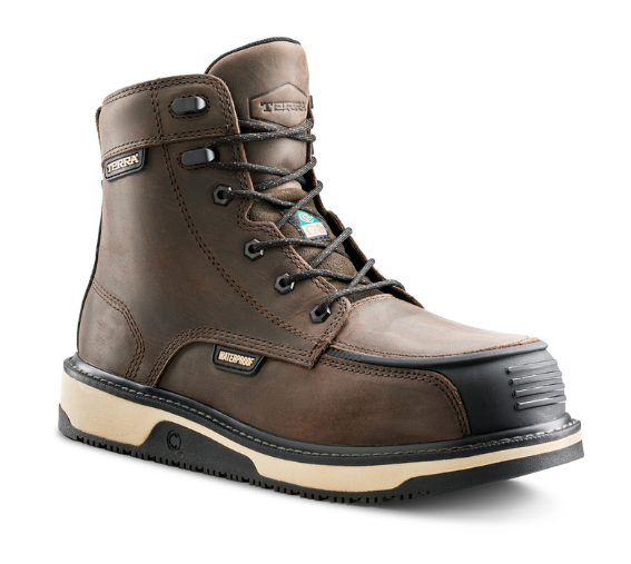 Men's Terra Ironstone 6" Waterproof Composite Toe Safety Work Boot - 839GBK/839GDB