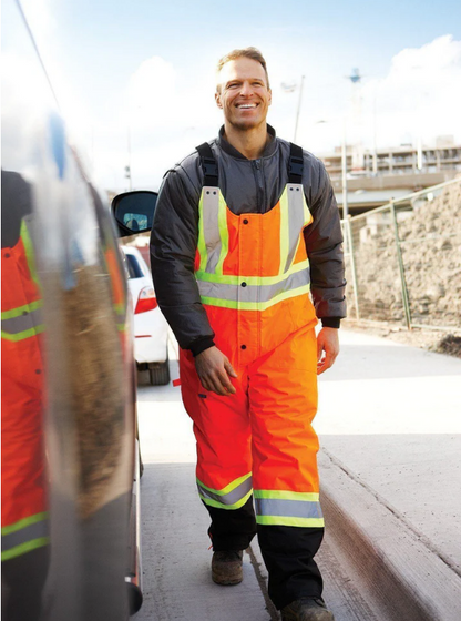 Forcefield Hi Vis Winter Safety Overall 024-EN835R