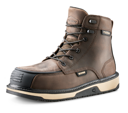 Men's Terra Ironstone 6" Waterproof Composite Toe Safety Work Boot - 839GBK/839GDB