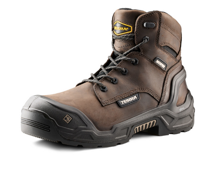 Men's Terra Exile 25 6" Waterproof Composite Toe Safety Work Boot - Black (1009BK), Dark Brown (1009DB)