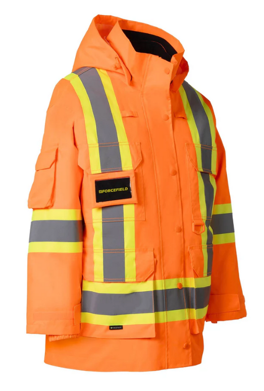 Forcefield Women's Hi-Vis 4-in-1 Safety Parka 024-WEN705ROR