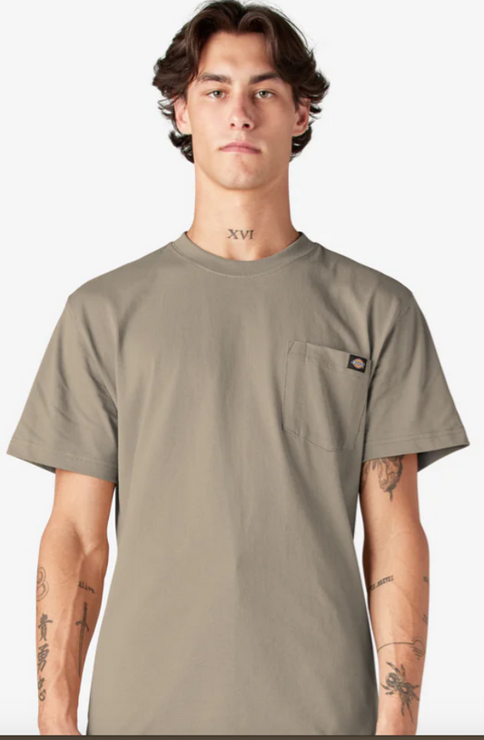 Dickies Heavyweight Short Sleeve Pocket T-Shirt - Desert Sand (DS)) #WS450