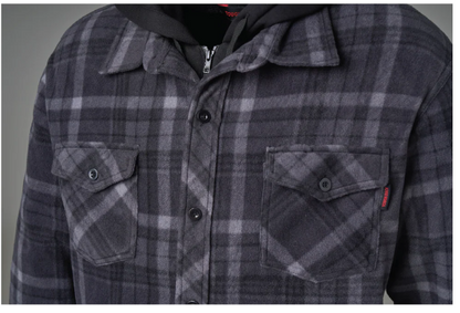 TOUGH DUCK SHERPA-LINED FLEECE JAC-SHIRT - WS16