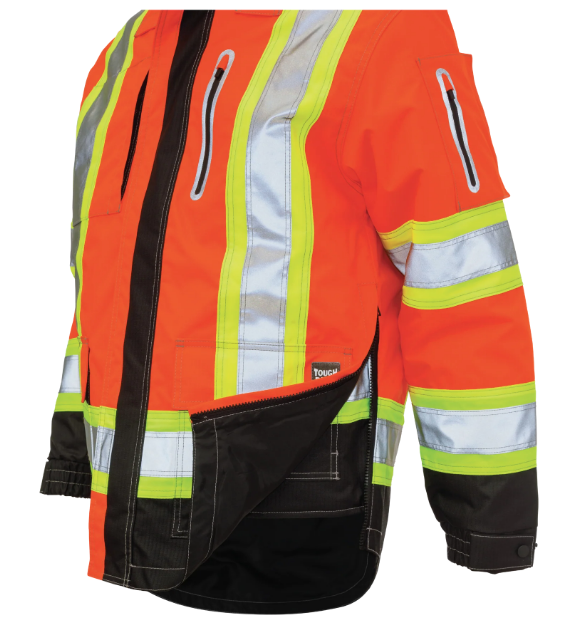 TOUGH DUCK RIPSTOP 4-IN-1 SAFETY JACKET - S187
