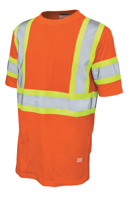 TOUGH DUCK COTTON JERSEY SHORT-SLEEVE SAFETY T-SHIRT - ST11