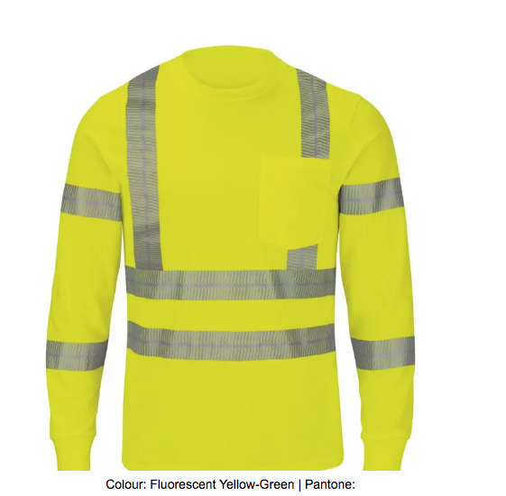 RED KAP® HI-VISIBILITY PERFORMANCE LONG SLEEVE T-SHIRT – TYPE R, CLASS 3 - SVY3