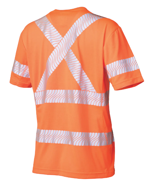 TOUGH DUCK WOMEN'S POLYESTER JERSEY SHORT SLEEVE SAFETY T-SHIRT - ST23