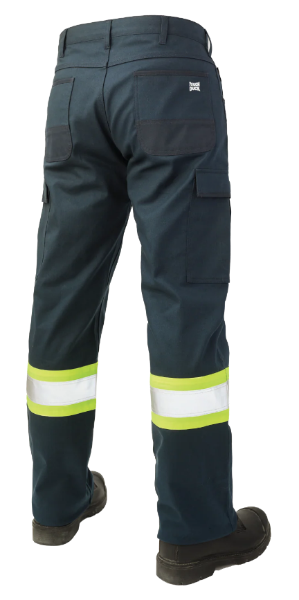 TOUGH DUCK RELAXED-FIT TOUGH FLEX TWILL SAFETY CARGO PANT - SP03