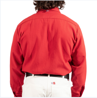 Big Bill® Deluxe Lightweight Flame Resistant Work Shirt - Red - SH291N4