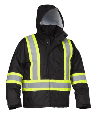 Forcefield Hi Vis Safety Driver's Jacket 024-EN610RBK-XL