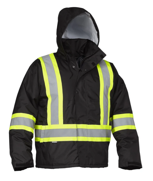 Forcefield Hi Vis Safety Driver's Jacket 024-EN610RBK-XL