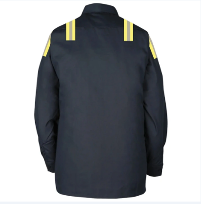 Big Bill® Flame Resistant Westex® Vinex® Work Shirt with Reflective Tape - Navy - TX298VX8