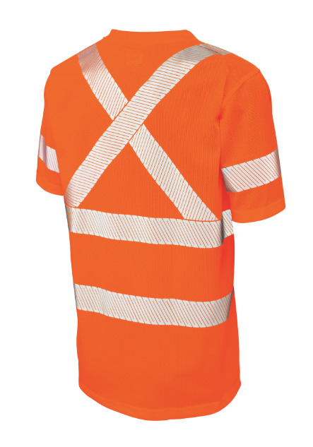 TOUGH DUCK MICRO MESH SHORT-SLEEVE SAFETY T-SHIRT WITH POCKET - ST07