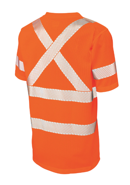 TOUGH DUCK MICRO MESH SHORT-SLEEVE SAFETY T-SHIRT WITH POCKET - ST07