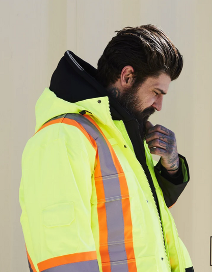 Forcefield Re-Engineered 4-in-1 Hi Vis Safety Parka 024-EN705R