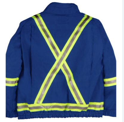 Big Bill® Westex UltraSoft® Unlined Flame Resistant Jacket with Reflective Tape - L495US9