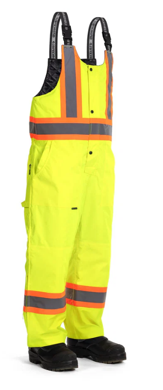 Forcefield Hi Vis Winter Safety Overall (All Lime) 024-EN835RALY