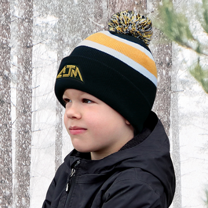 AJM International Acrylic - Cuff Toque (Pom Pom 8cm, Junior) - 9S243J