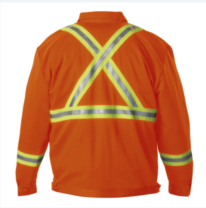 Big Bill® Westex® UltraSoft® Zip-in/Zip-out Flame Resistant Jacket with Reflective Tape - CL345US9