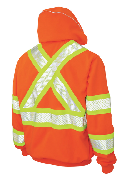 TOUGH DUCK FLEECE THERMAL-LINED SAFETY HOODIE - SJ16