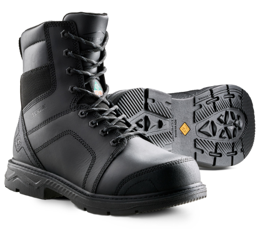 Men's Terra Sheridan 8" Steel Toe Safety Work Boot - 1198BK/1198BN