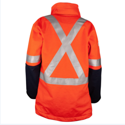 Big Bill® Two-Tone Flame Resistant Soft-Shell Jacket - Orange - 58TL