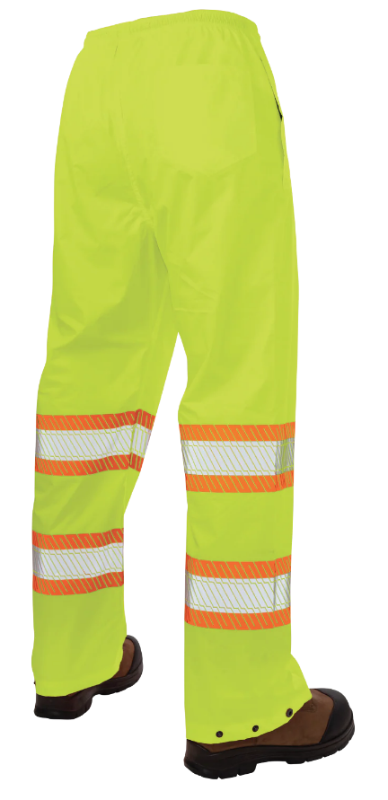TOUGH DUCK PULL-ON RIPSTOP PACKABLE SAFETY RAIN PANT - SP02