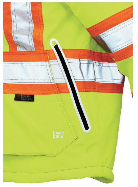 TOUGH DUCK INSULATED TOUGH FLEX SAFETY JACKET - SJ40