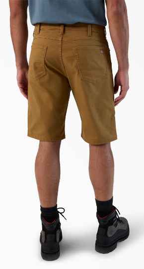 Dickies FLEX 5-Pocket Duck Canvas Shorts, 11"