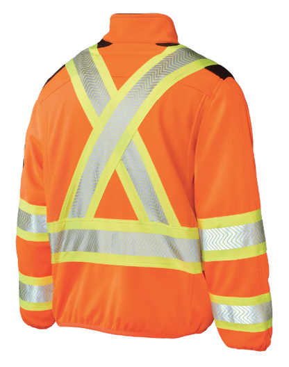 TOUGH DUCK ZIP FRONT FLEECE SAFETY JACKET - SJ49
