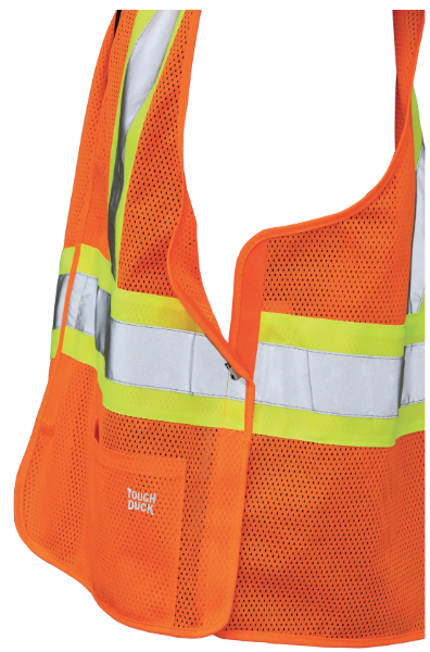TOUGH DUCK MESH 5-POINT TEAR-AWAY SAFETY VEST - S9I0