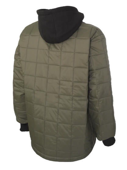 TOUGH DUCK HOODED FREEZER JACKET WITH PRIMALOFT® INSULATION - WJ38