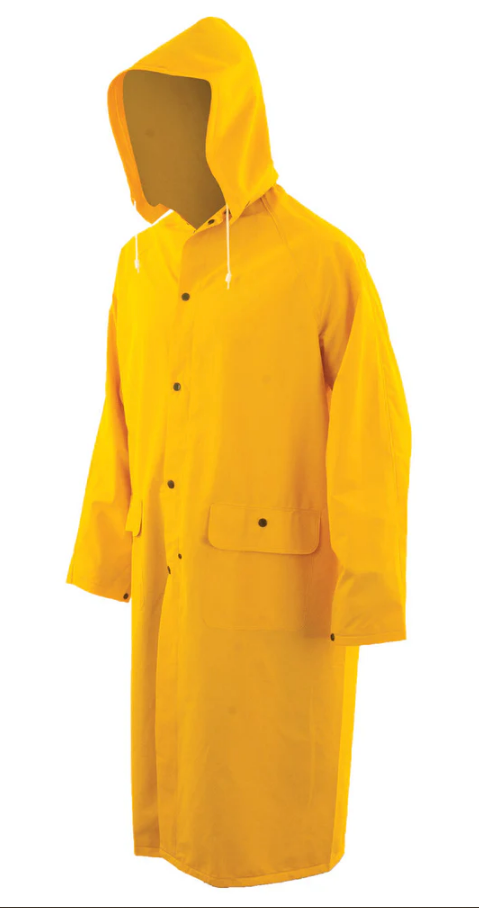Forcefield 3/4 Length Rain Coat with Durable Flame Resistant Finish 023-52201FR