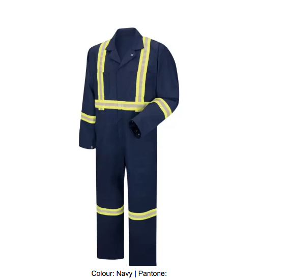 RED KAP® ENHANCED VISIBILITY ZIP-FRONT COVERALL - CT5C
