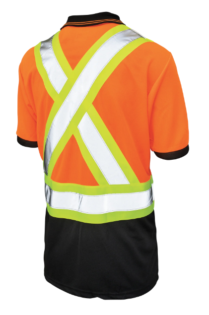 TOUGH DUCK BIRDSEYE MESH SHORT-SLEEVE SAFETY POLO SHIRT - ST17