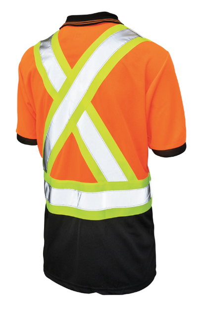 TOUGH DUCK BIRDSEYE MESH SHORT-SLEEVE SAFETY POLO SHIRT - ST17