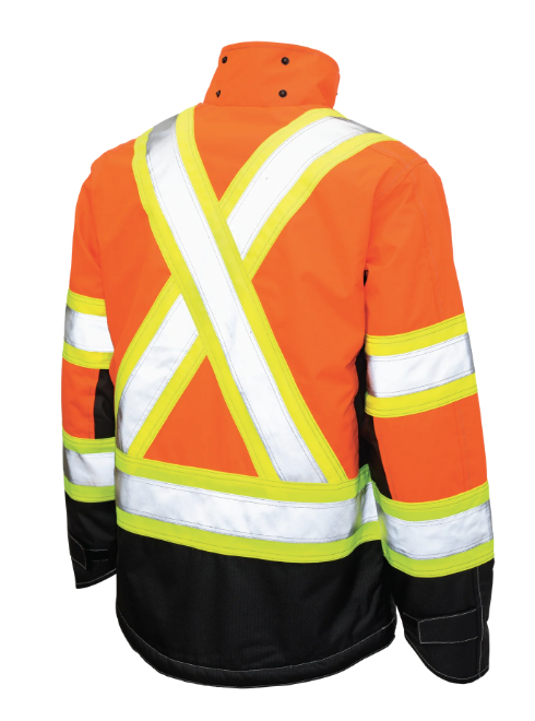 TOUGH DUCK RIPSTOP FLEECE-LINED SAFETY JACKET - S245