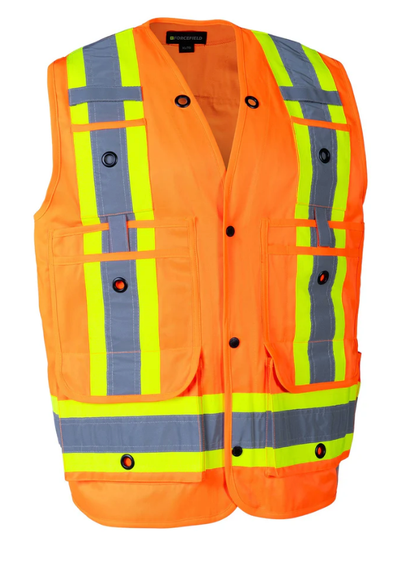 Forcefield "Siteboss" Heavy-Duty Surveyor's Vest 022-SV277