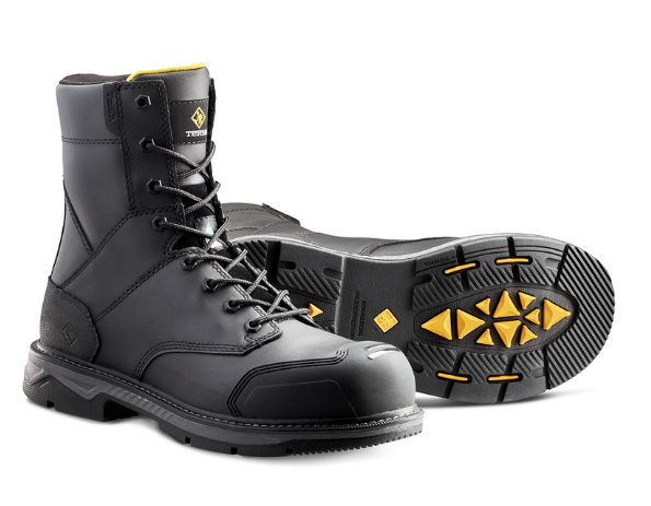 Men's Terra Patton 8" Aluminum Toe Safety Work Boot - 4NS5BK/4NS5BN
