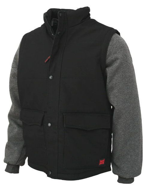 TOUGH DUCK  I8A2 - DUCK ZIP-OFF SLEEVE JACKET -  I8A2