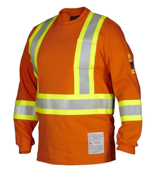 Forcefield FR Flame & Arc Resistant Long Sleeve Tee Shirt HRC2 022-FRLSOR