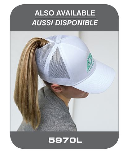 AJM International Polycotton / Polyester Mesh Cap - 5960M
